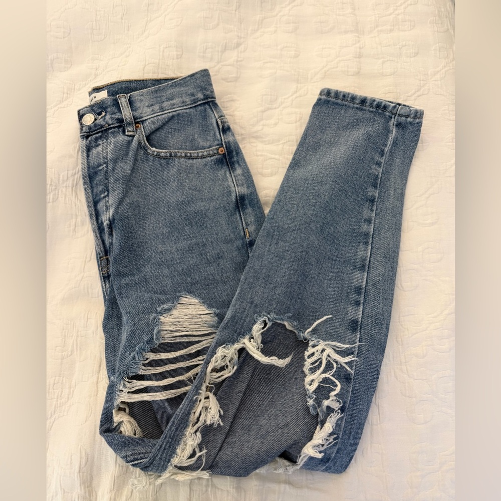 PacSun Light Blue Distressed Boyfriend Jeans